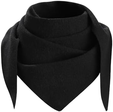 JOLILUNA Knit Triangle Scarf for Women Y2k Head Scarf Small Scarf